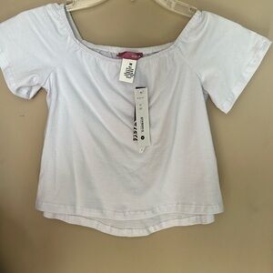 A girls medium white blouse from bloomingdale’s the brand is aqua